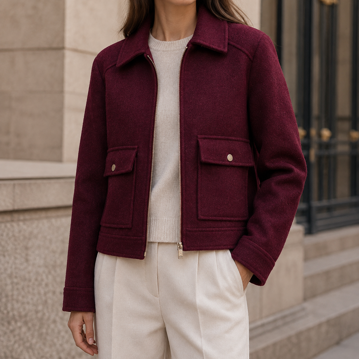 Hadley Zip-Front Jacket