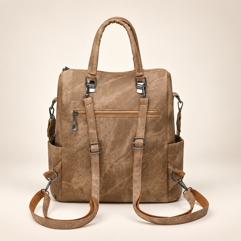 Brielle Convertible Multi-Pocket Backpack Tote