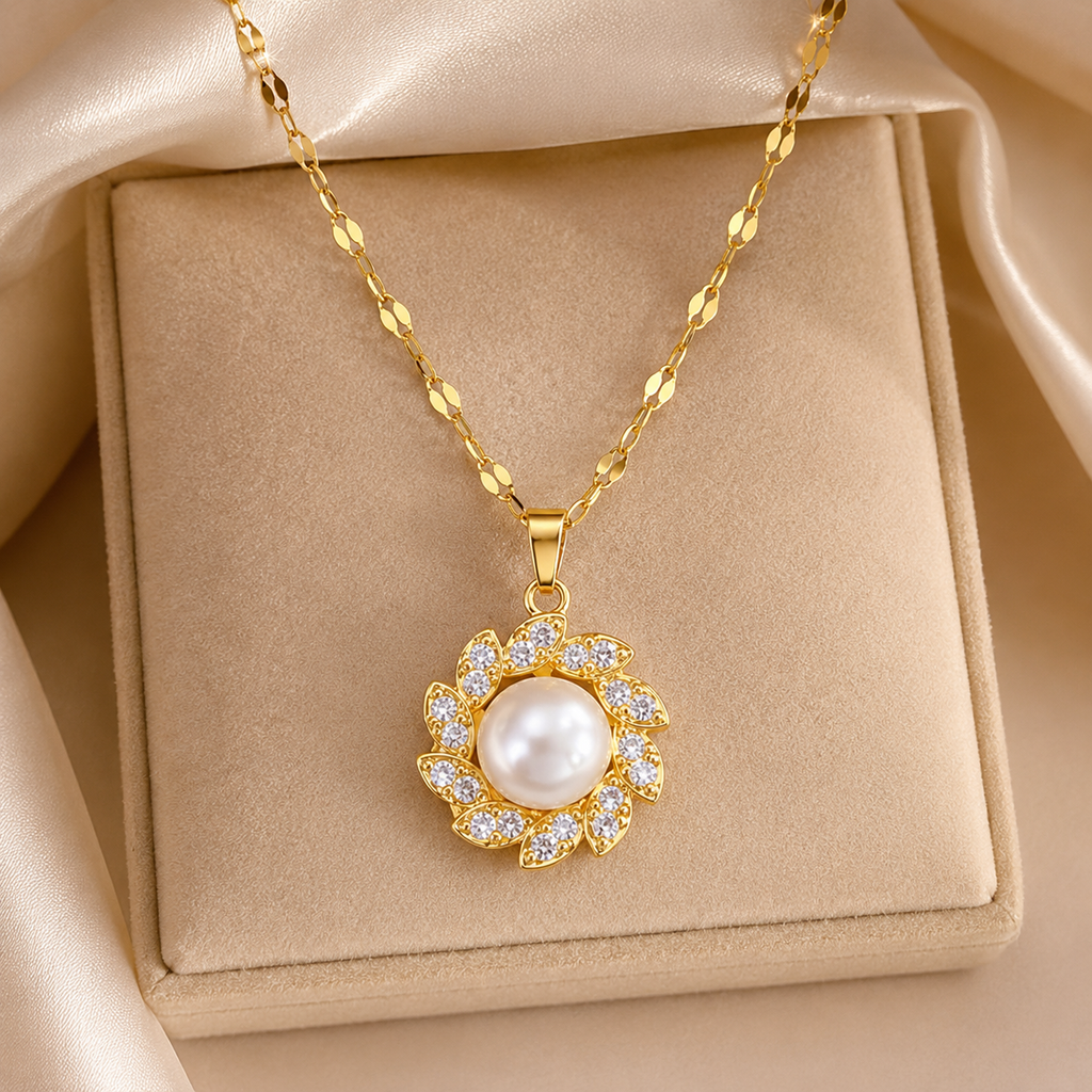 Bianca Women’s Pearl Floral Jewelry