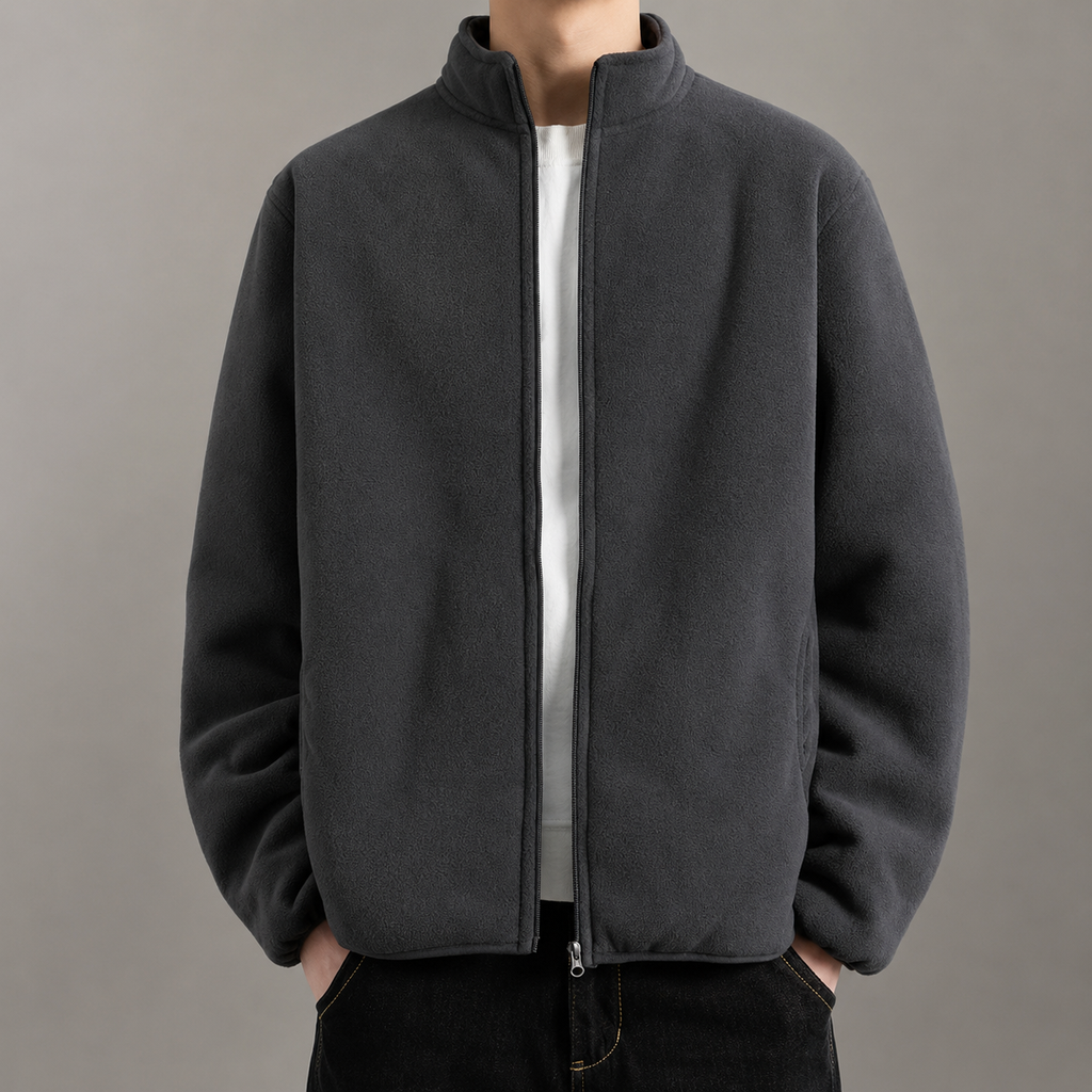 Ethan Men’s Sherpa-Lined Fleece Jacket