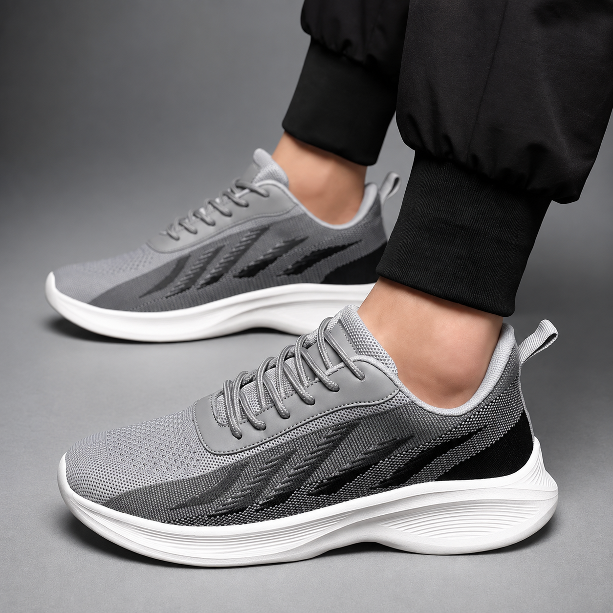 Ryan Breathable Mesh Lace-Up Sneakers