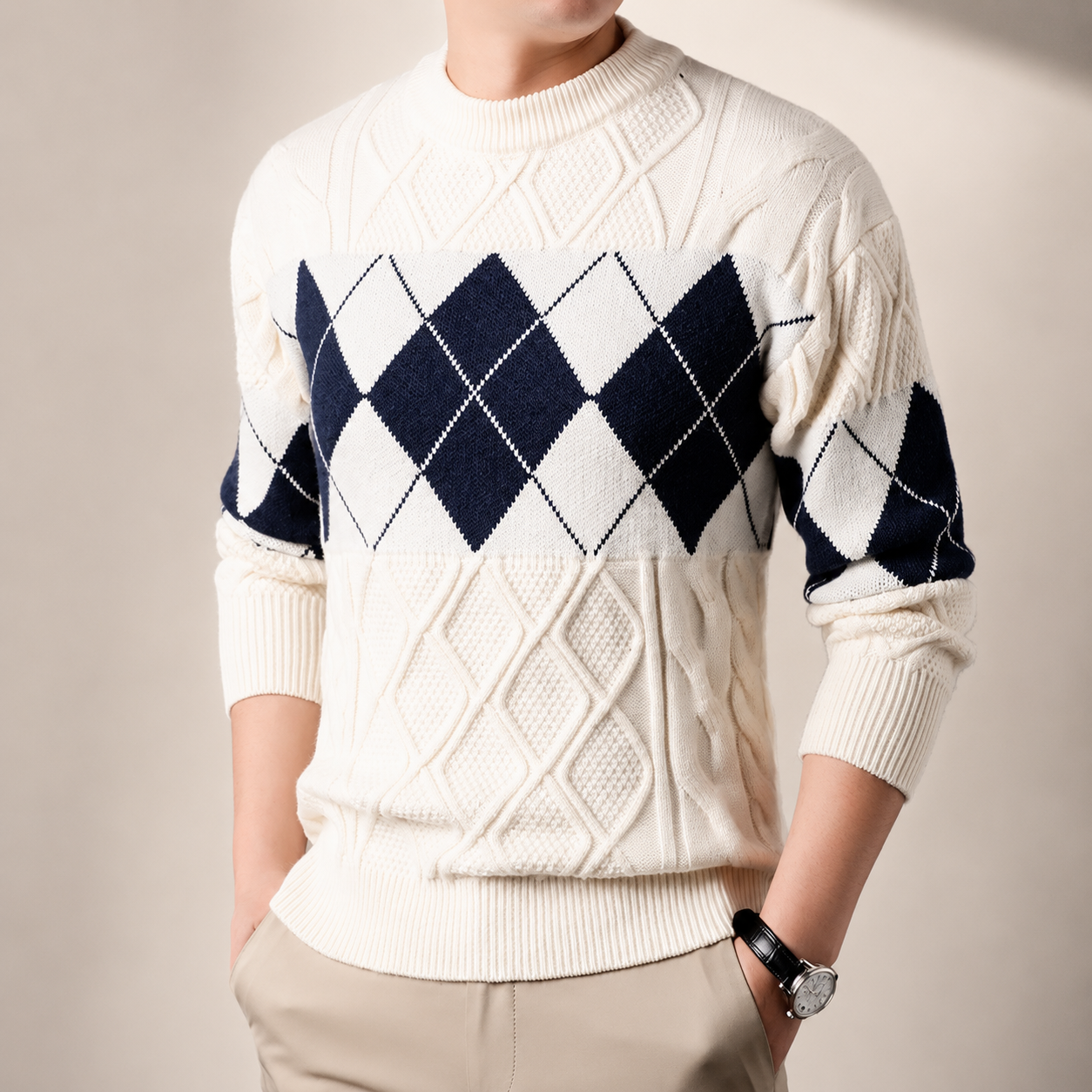 Steven Men’s Knit Sweater