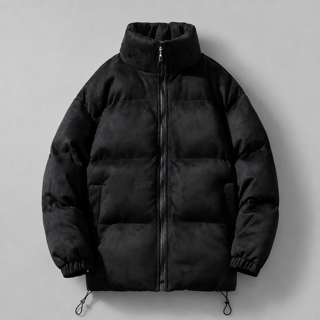 Remy Padded Stand-Collar Jacket – Full-Zip Quilted Winter Coat