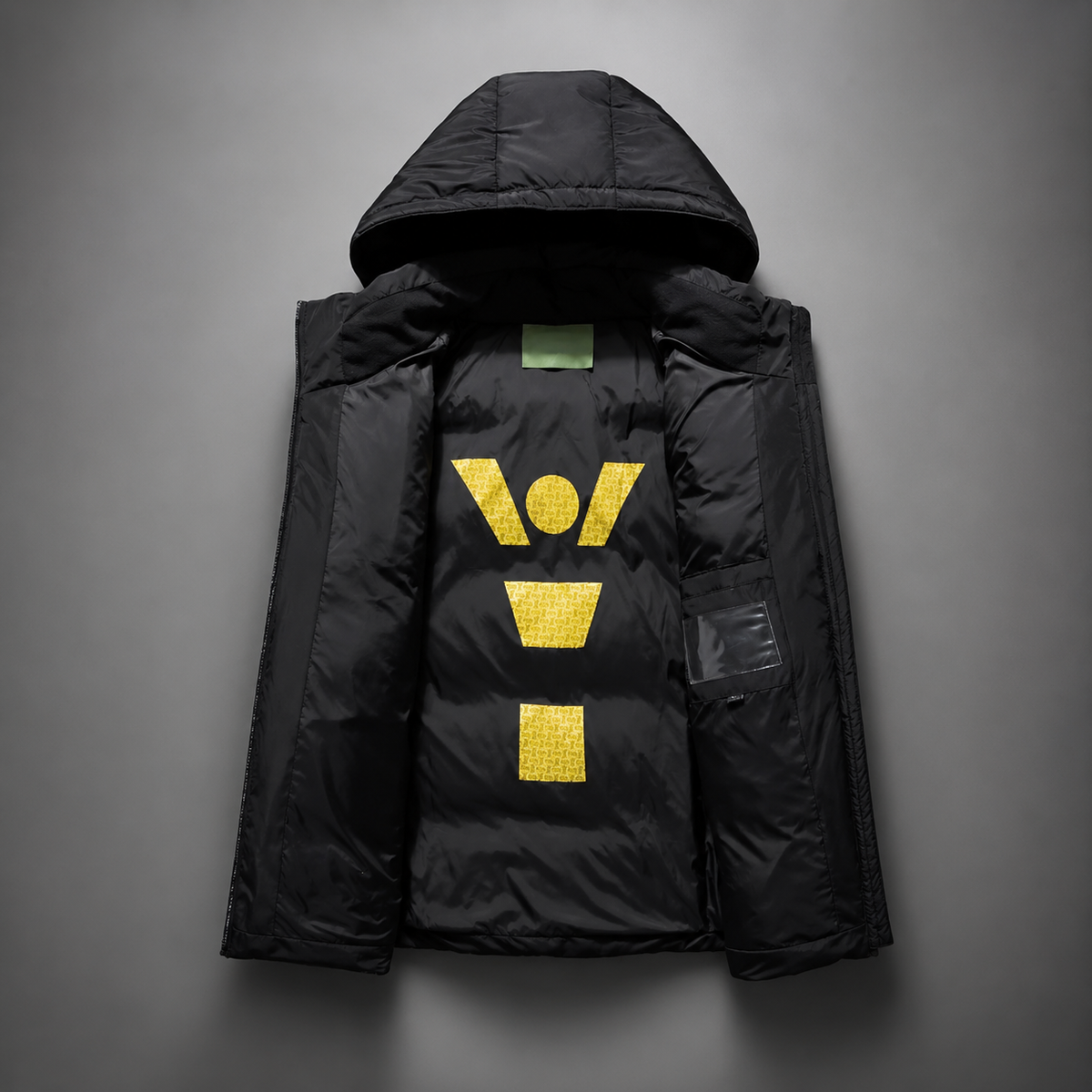 Graham Hooded Puffer Jacket – Quilted Padded Zip-Up Coat