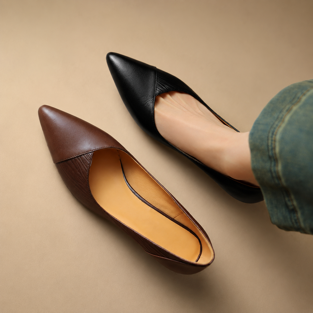 Camden Women’s Genuine Leather Pointed-Toe Pumps
