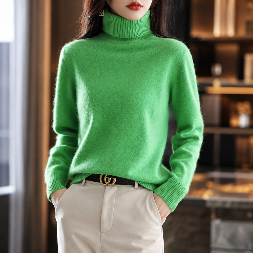 Florence Women's Turtleneck Knit Sweater
