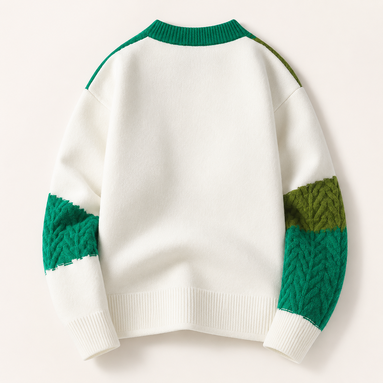 Logan Men’s Color Block Cable Knit Sweater