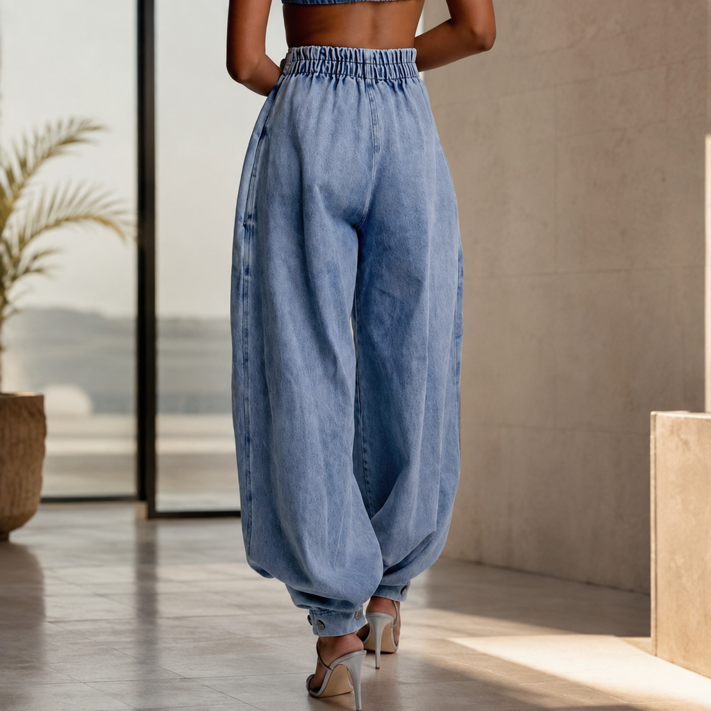 Delaney High-Rise Balloon Jeans