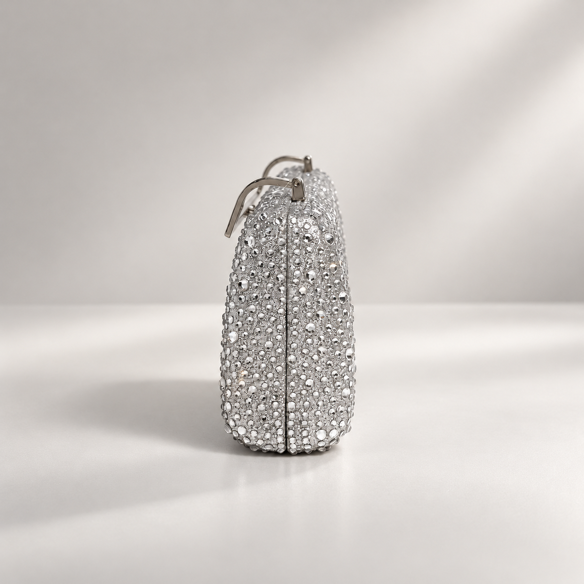 Vivienne Crystal Rhinestone Evening Clutch Bag