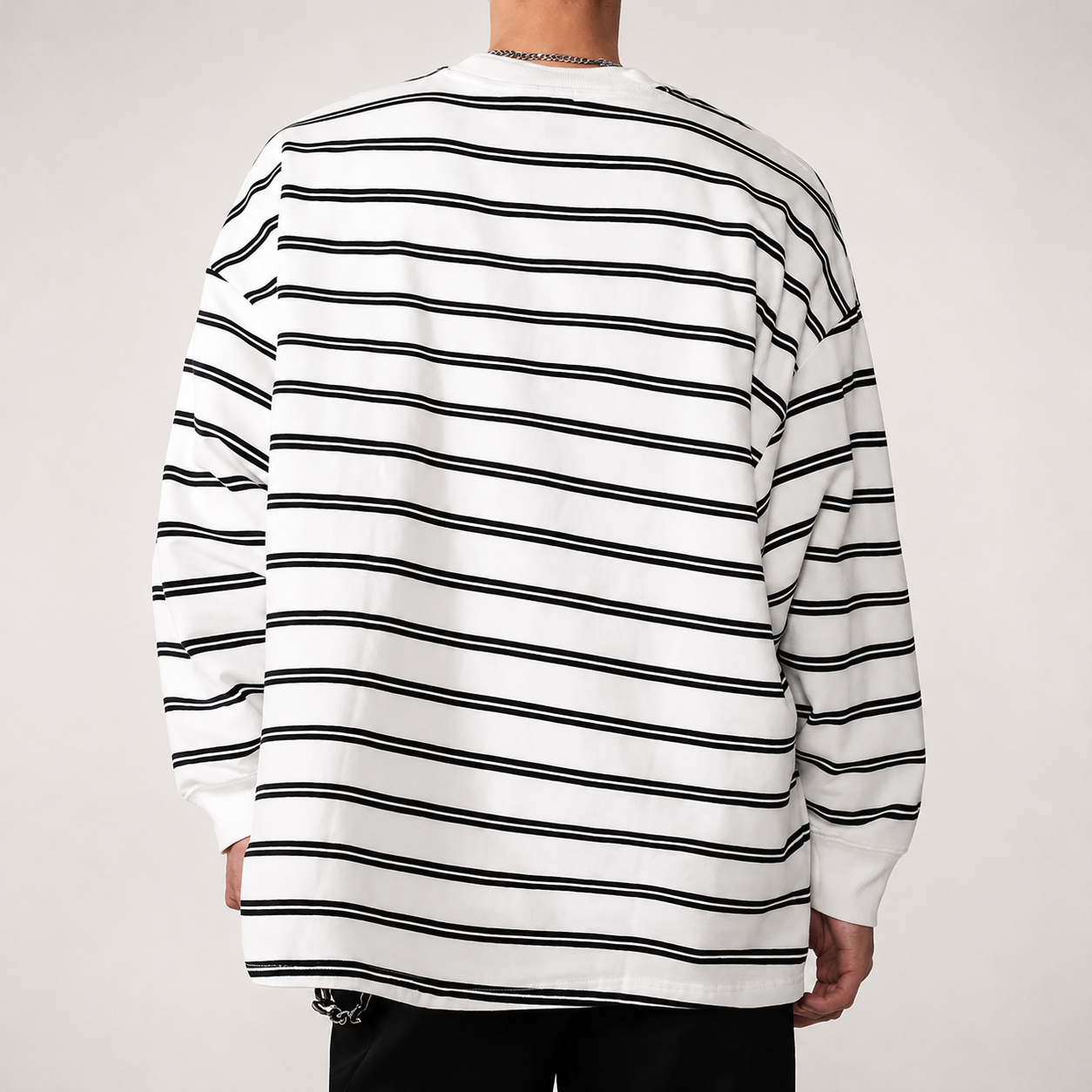 Elliot Men’s Striped Long Sleeve T-Shirt