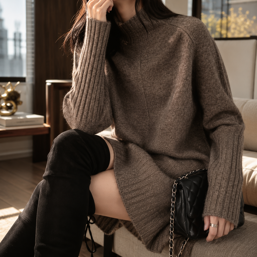 Adeline Women's Knit Sweater Dress