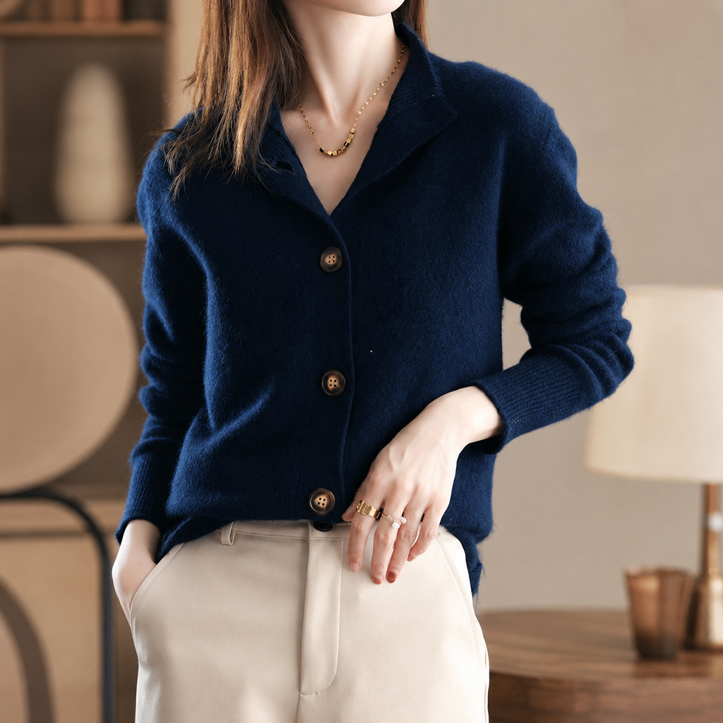 Fiona Women’s Button-Up Knit Cardigan
