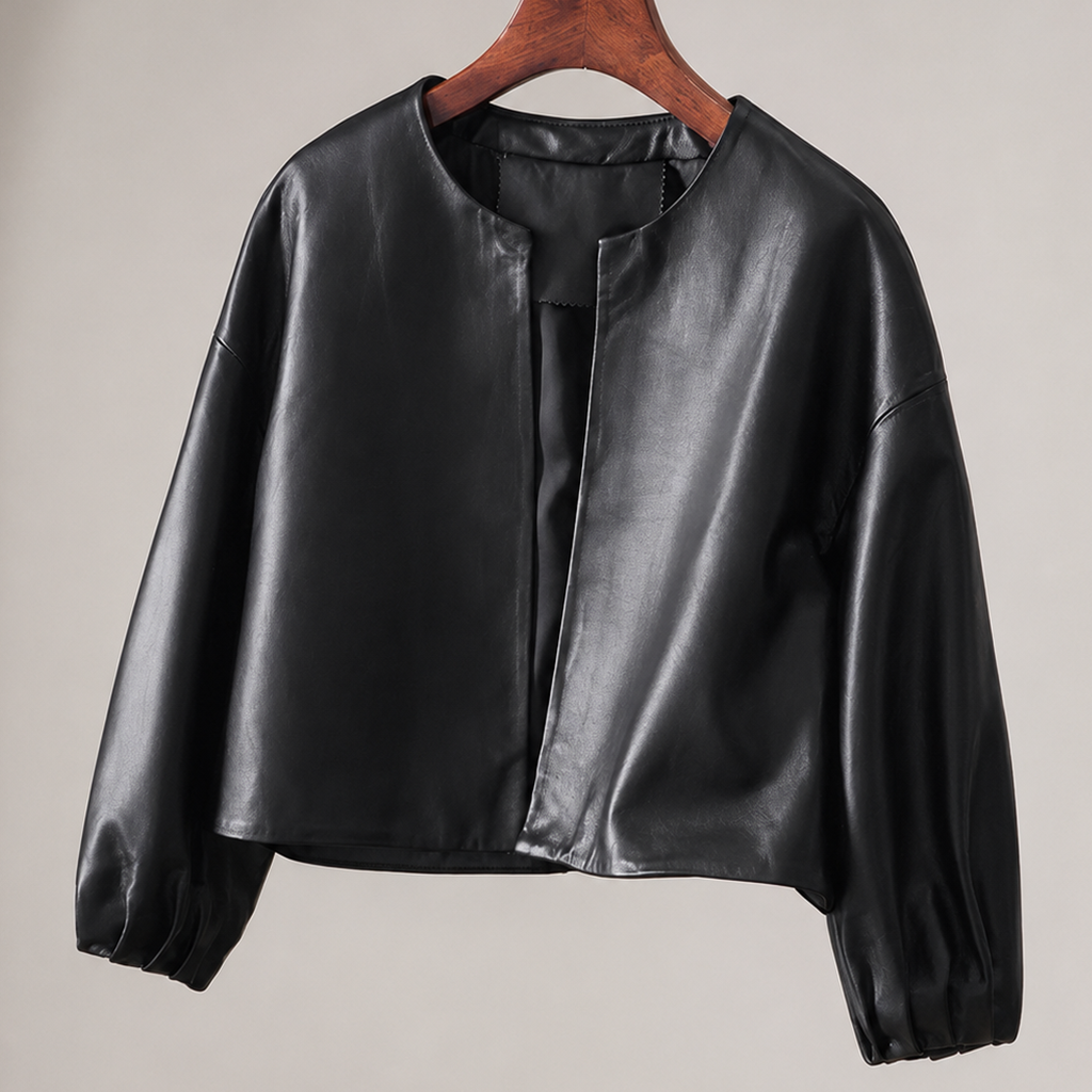 Nora Women’s Cropped Round-Neck Jacket