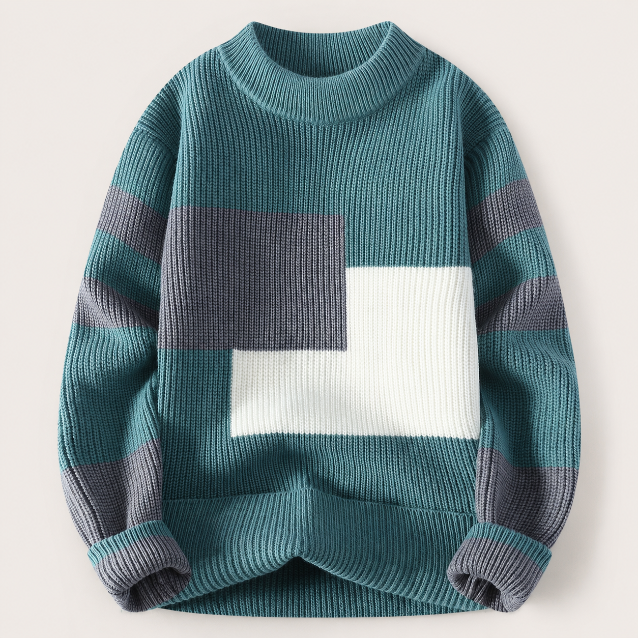 Sawyer Men’s Color Block Knit Sweater