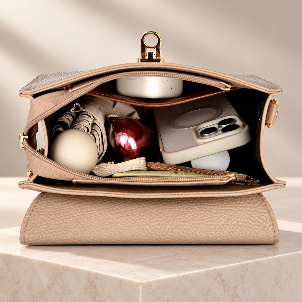 Amélie Women’s Structured Top Handle Handbag
