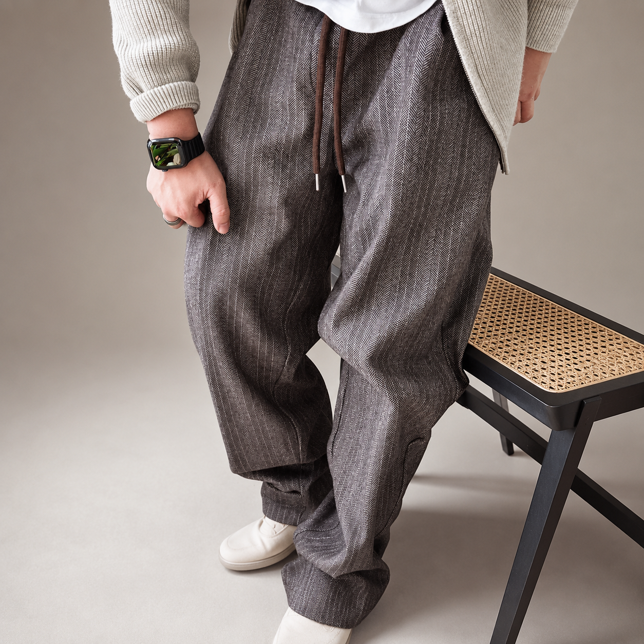 Jackson Men’s Pinstripe Relaxed Jogger Pants
