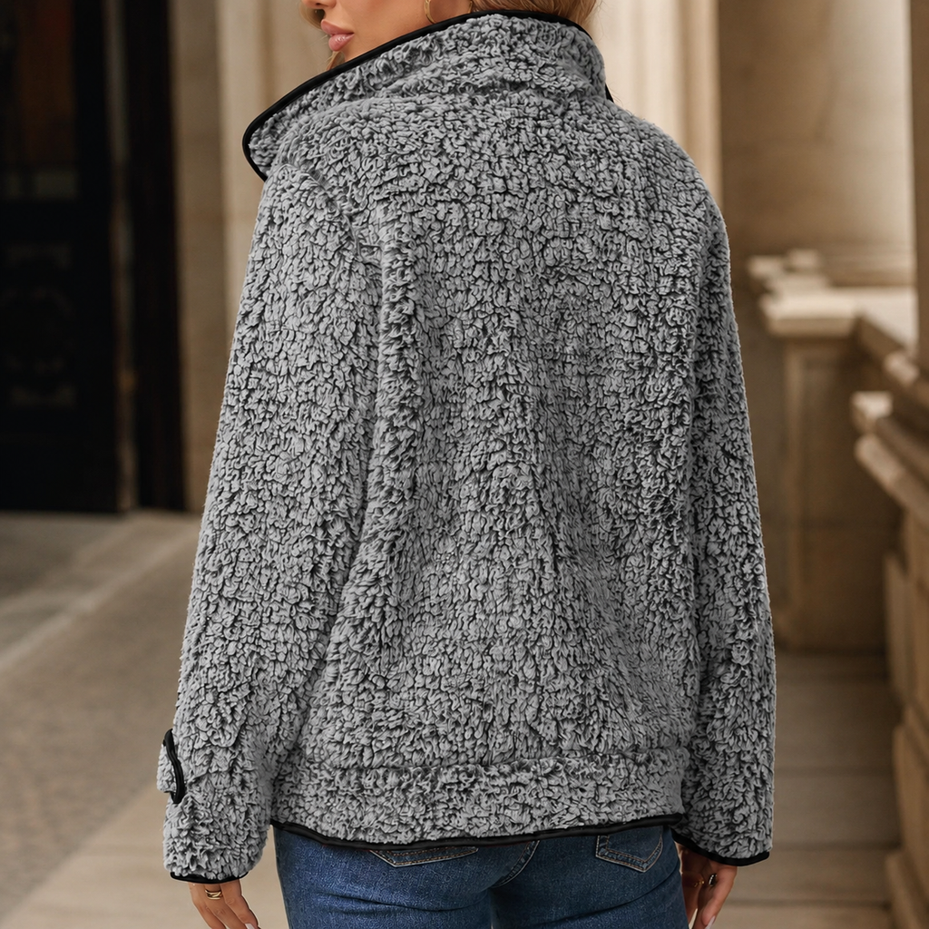 Marlowe Sherpa-Lined Textured Jacket
