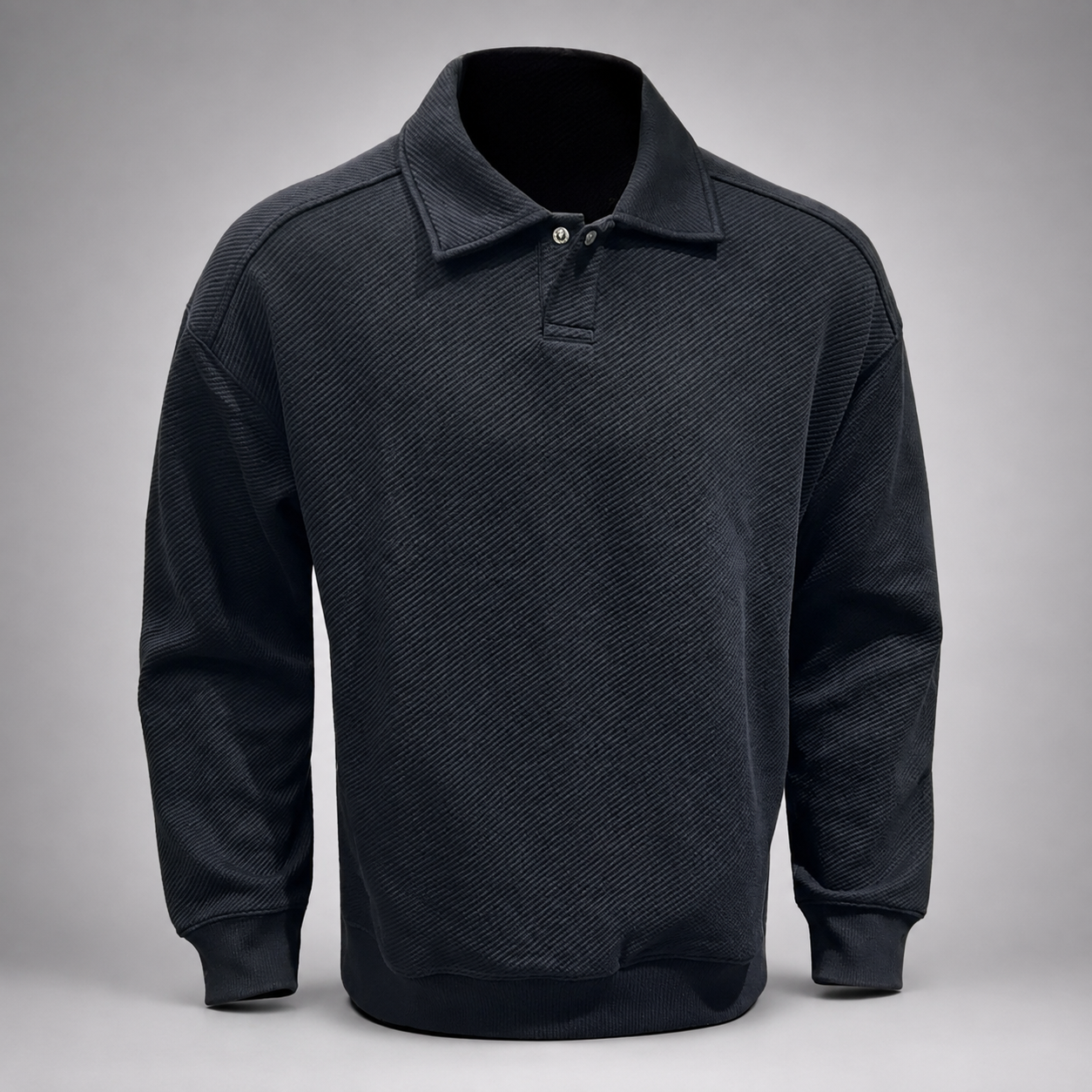 Caleb Rossi Men’s Textured Polo Pullover
