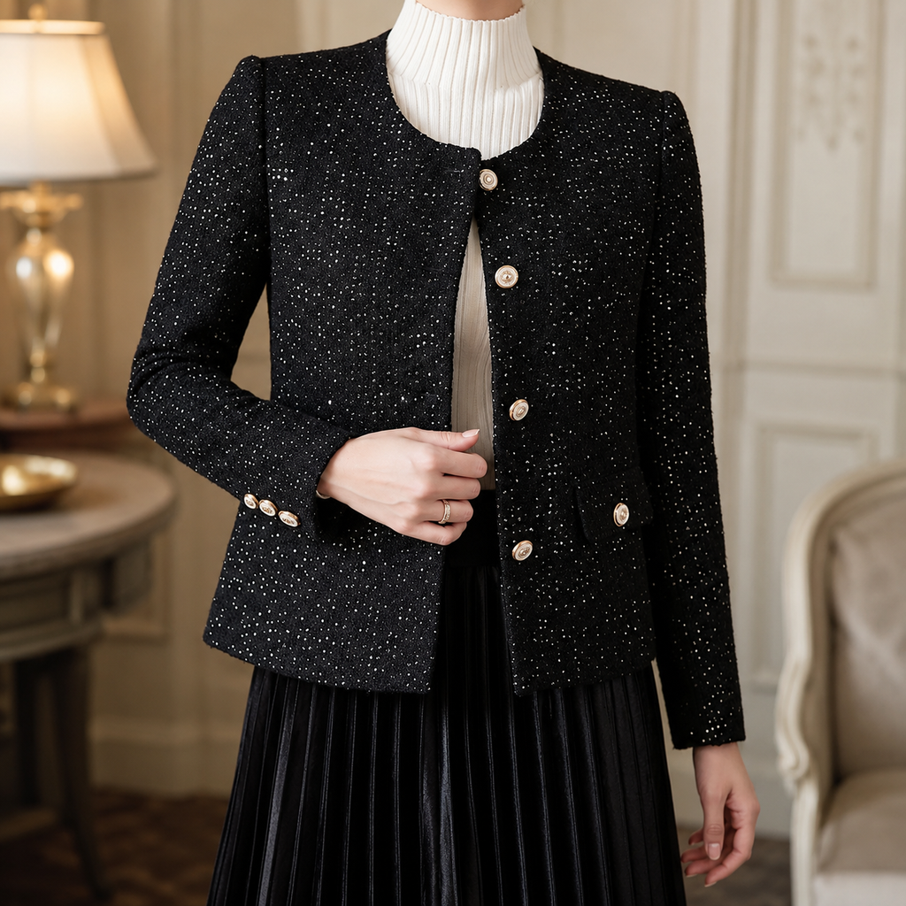 Colette Women’s Textured Tweed Jacket