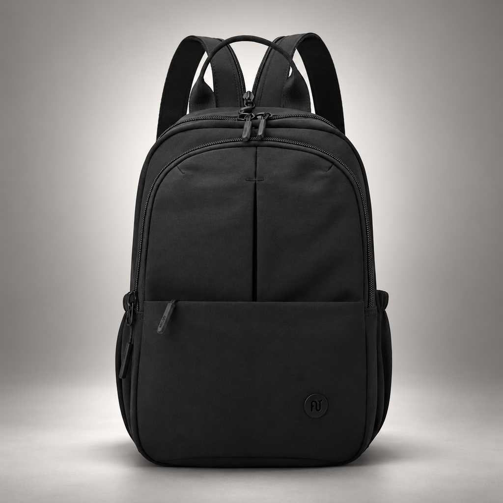 Serafina Two-Tone Everyday Backpack with Front Pocket