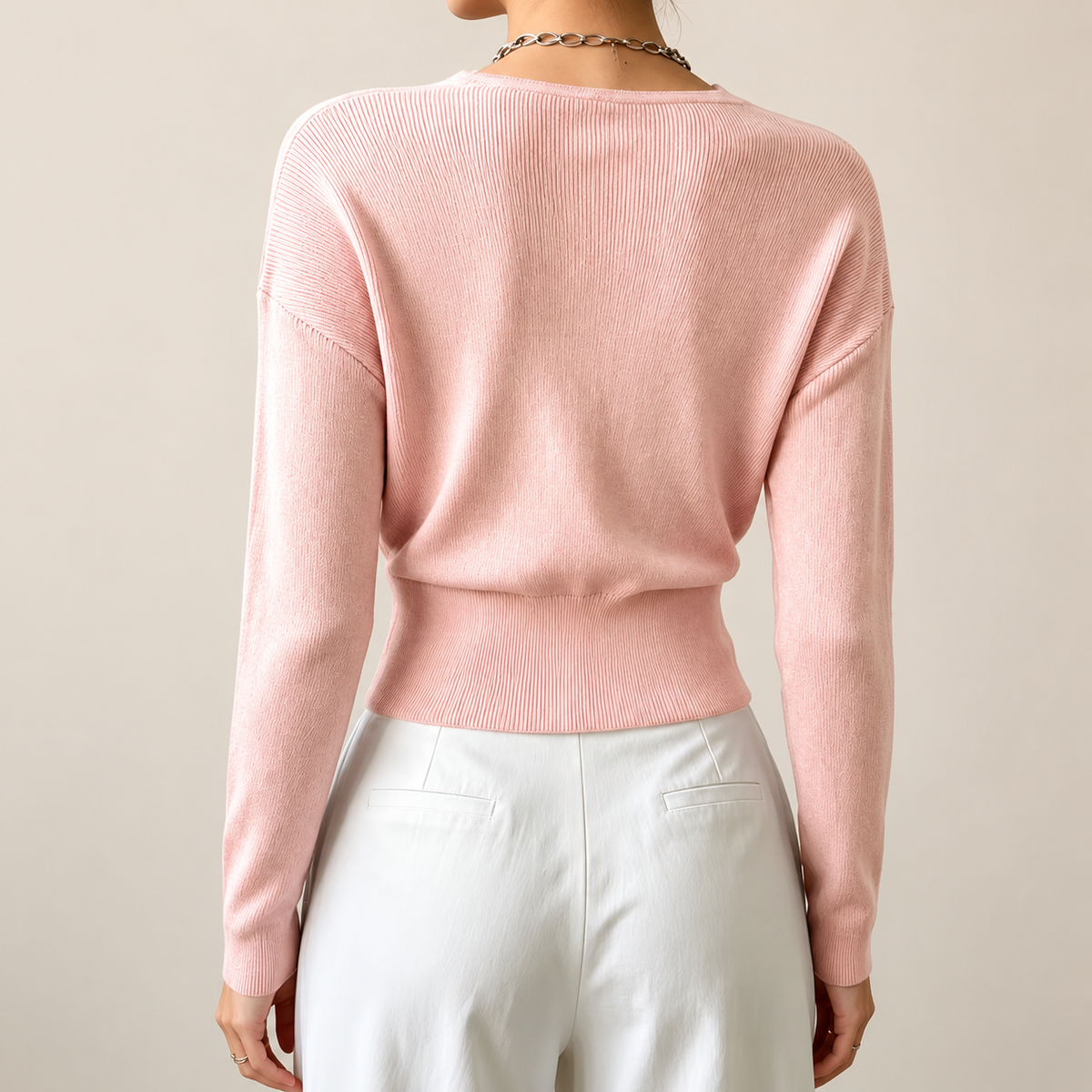 Marlow Women’s Wrap-Front V-Neck Sweater