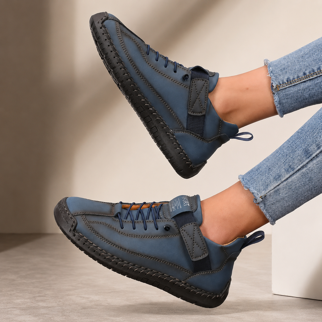 Riley Lace-Up Walking Sneakers