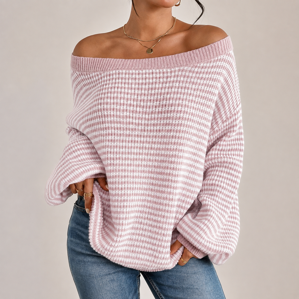 Harper Women’s Oversized Textured Knit Sweater