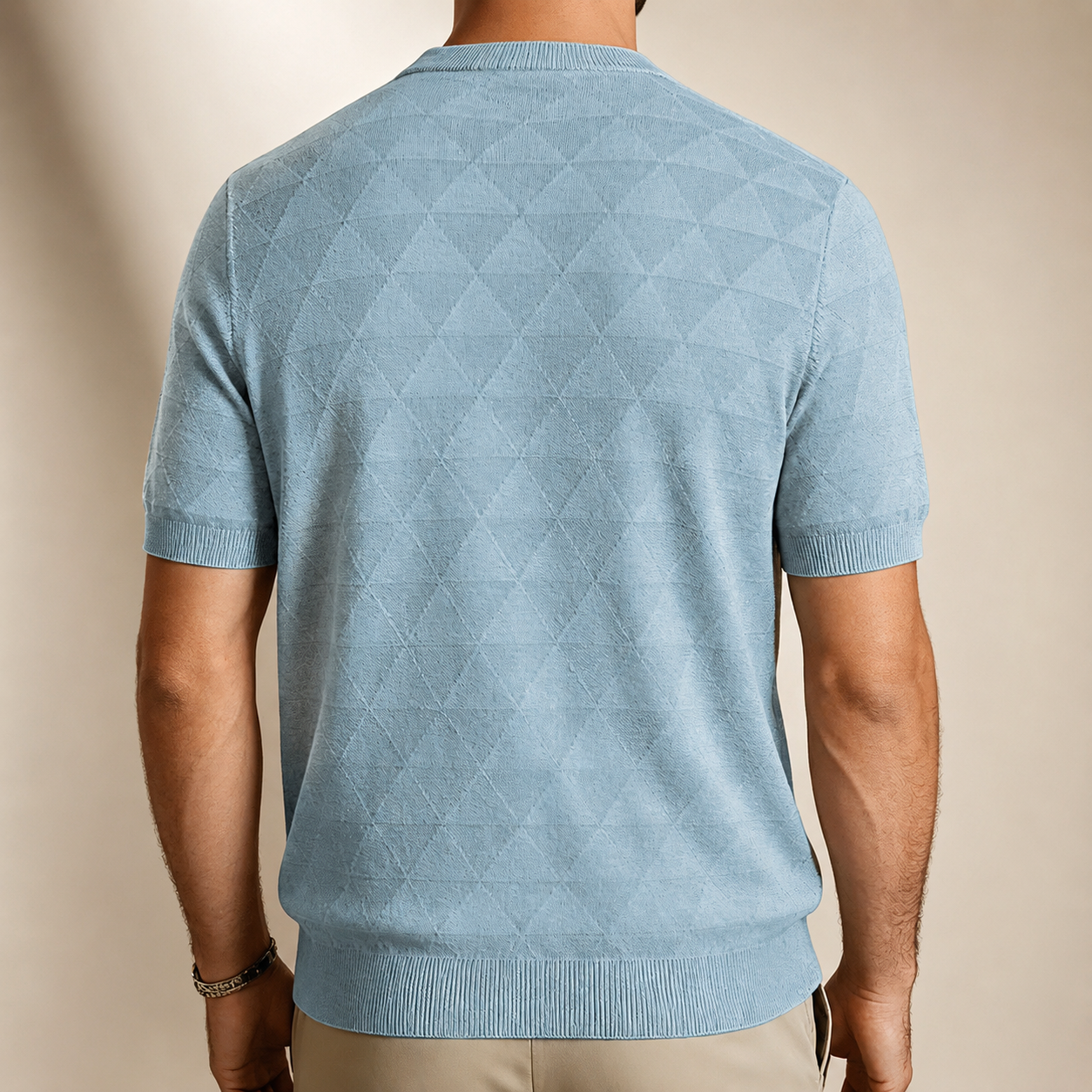 Blake Men’s Geometric Knit T-Shirt