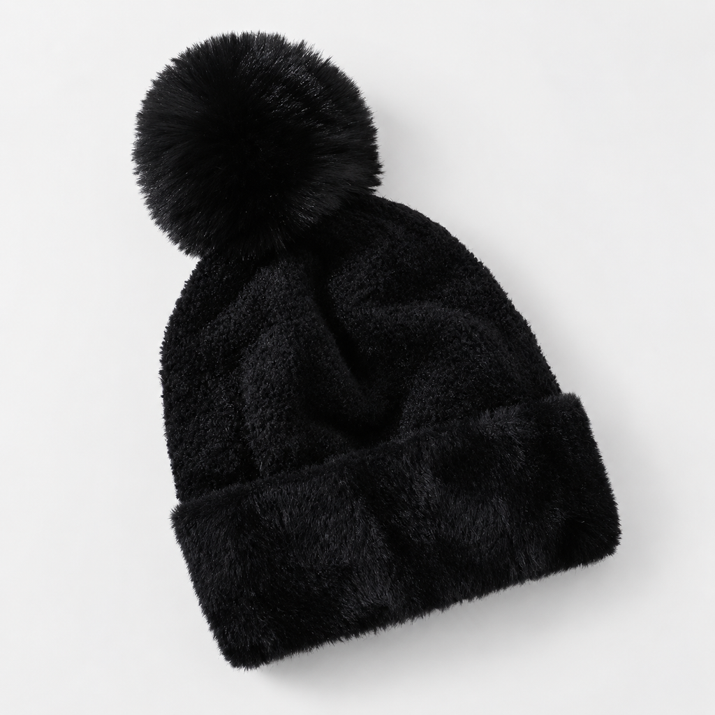 Bianca Women’s Plush Pom-Pom Beanie