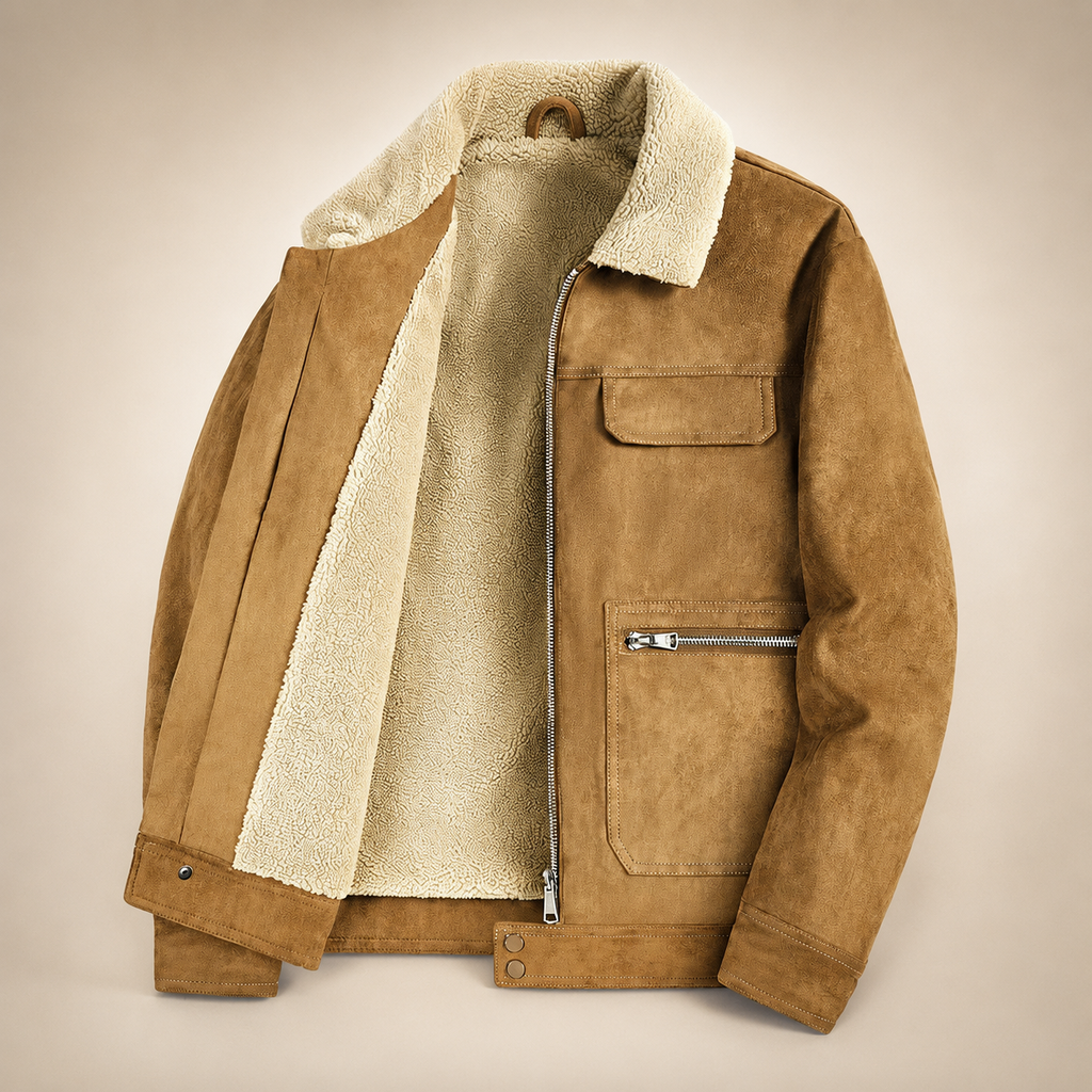 Adrian Men’s Sherpa-Lined Jacket