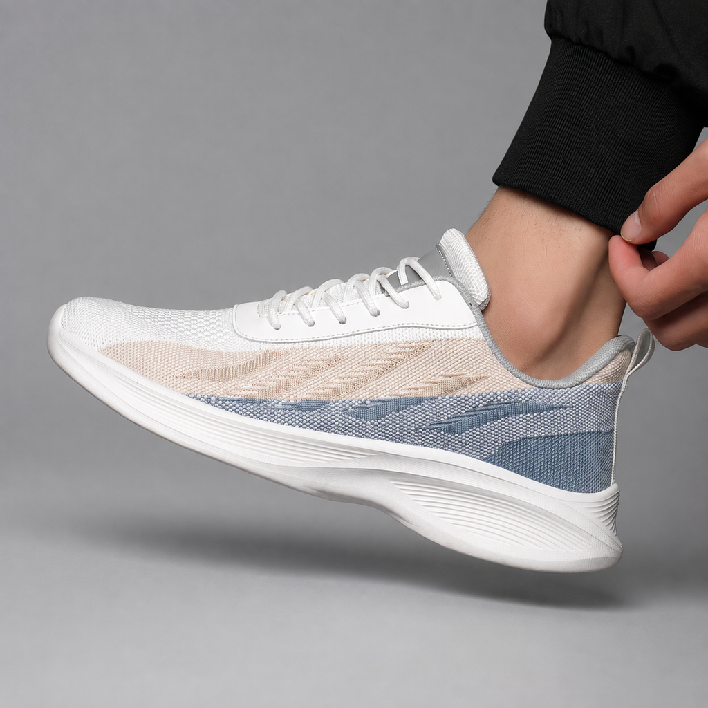 Ryan Breathable Mesh Lace-Up Sneakers
