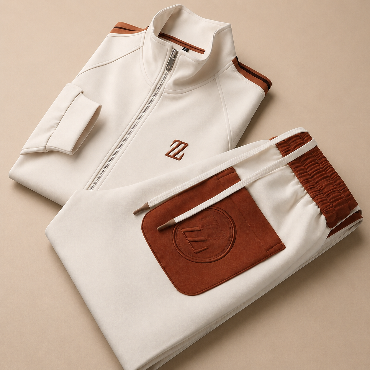 Cameron Men’s Striped 2-Piece Knit Tracksuit Set