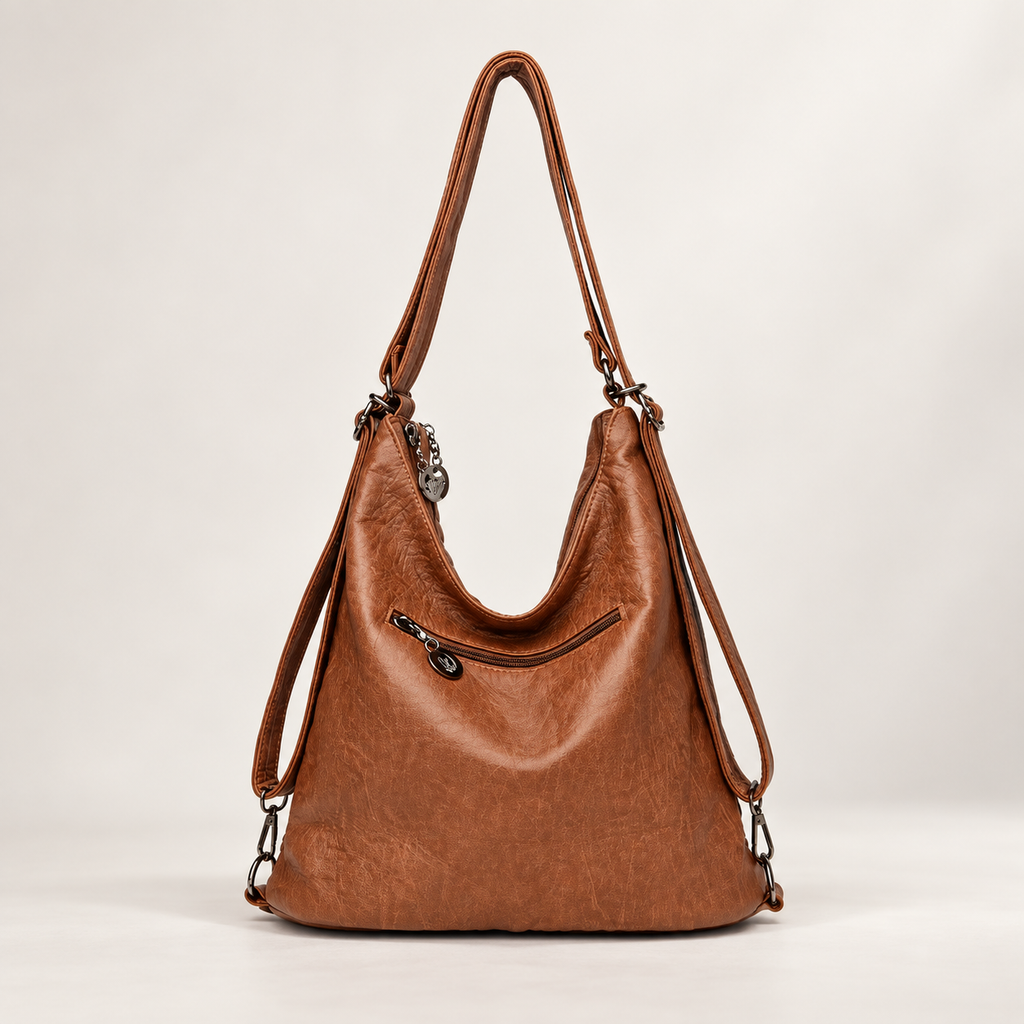 Elodie Women’s Hobo Shoulder Bag with Studded Pockets