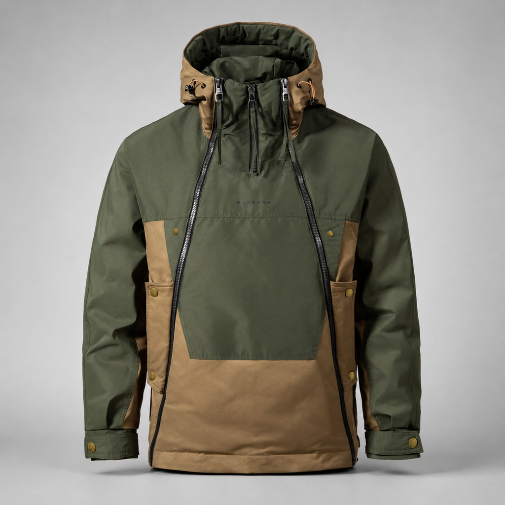 Everett Men’s Colorblock Hooded Jacket