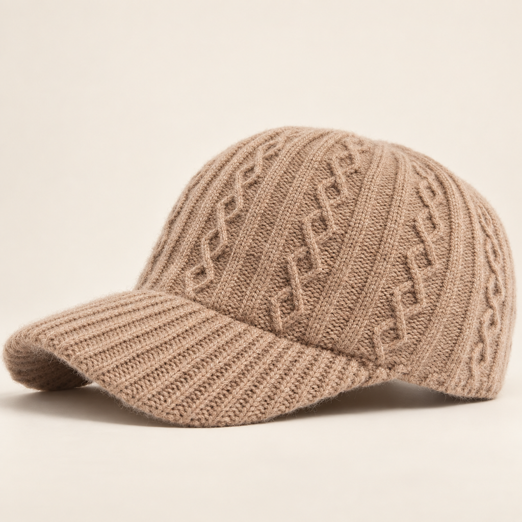Cecilia Women’s Cable Knit Baseball Cap