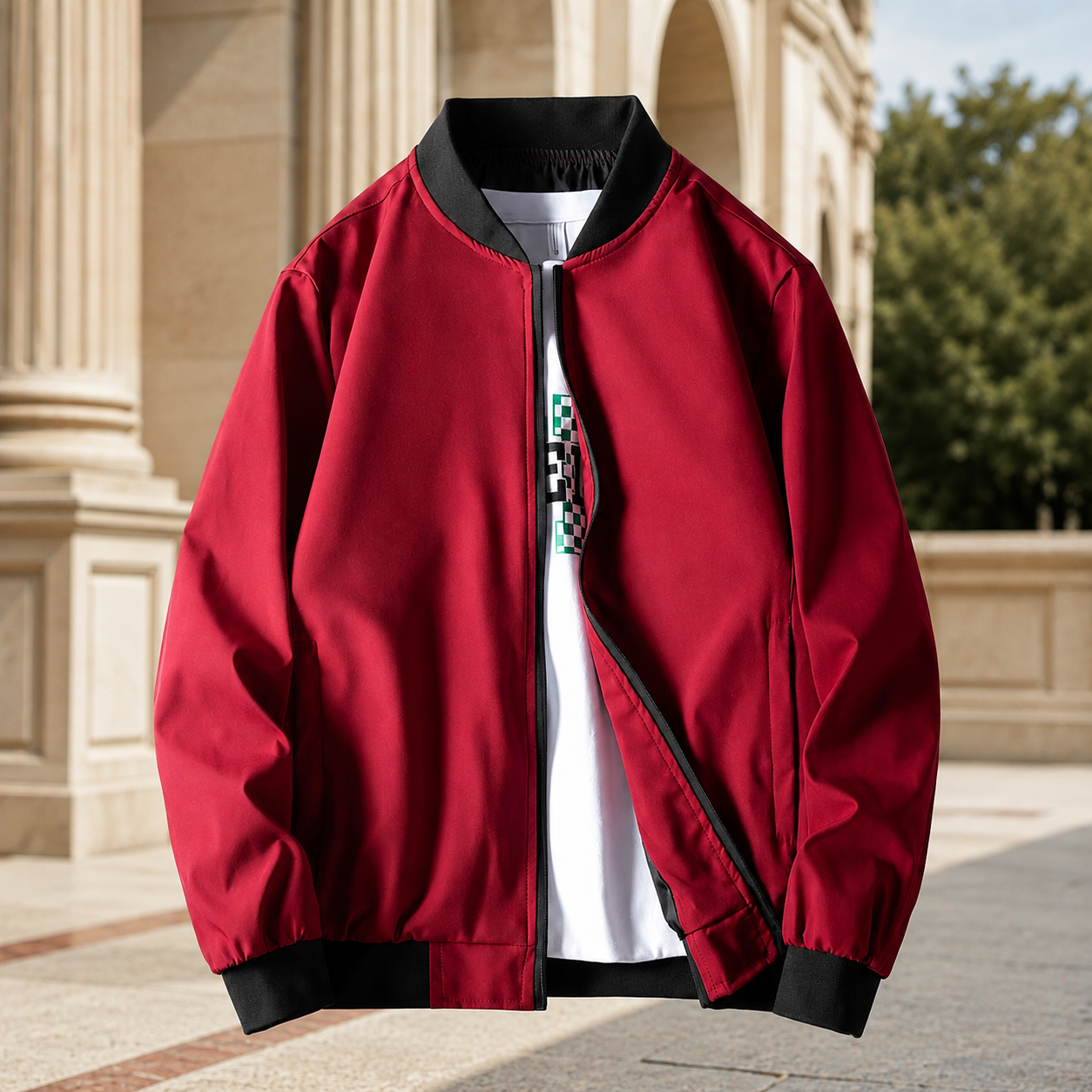 Ethan Lightweight Softshell Bomber Jacket