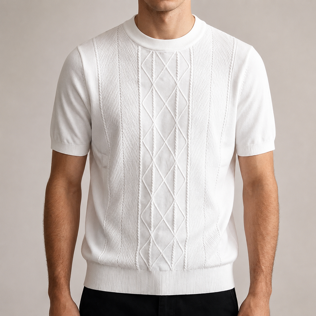 Ryan Men’s Cable Knit T-Shirt