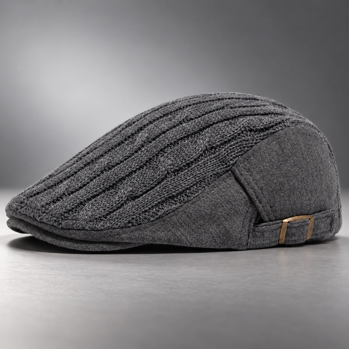 Bennett Cable-Knit Flat Cap