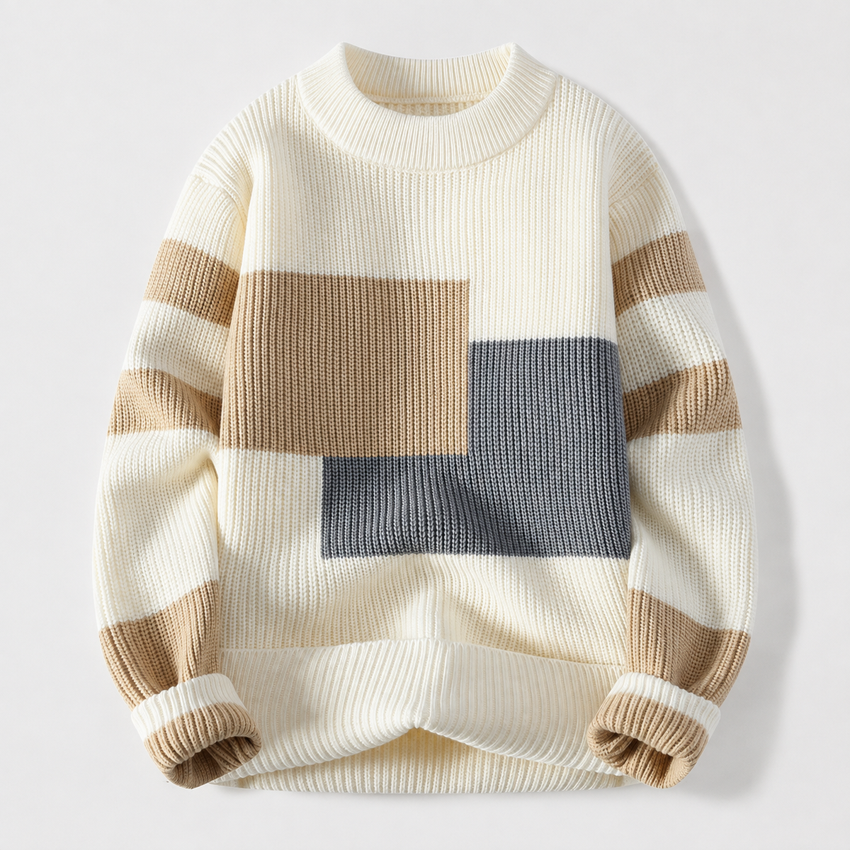 Sawyer Men’s Color Block Knit Sweater