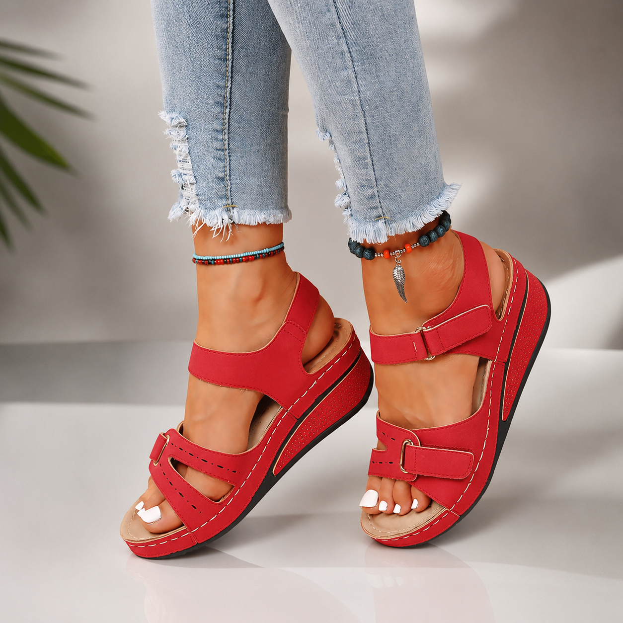 Nora Women’s Orthopedic Wedge Sandals