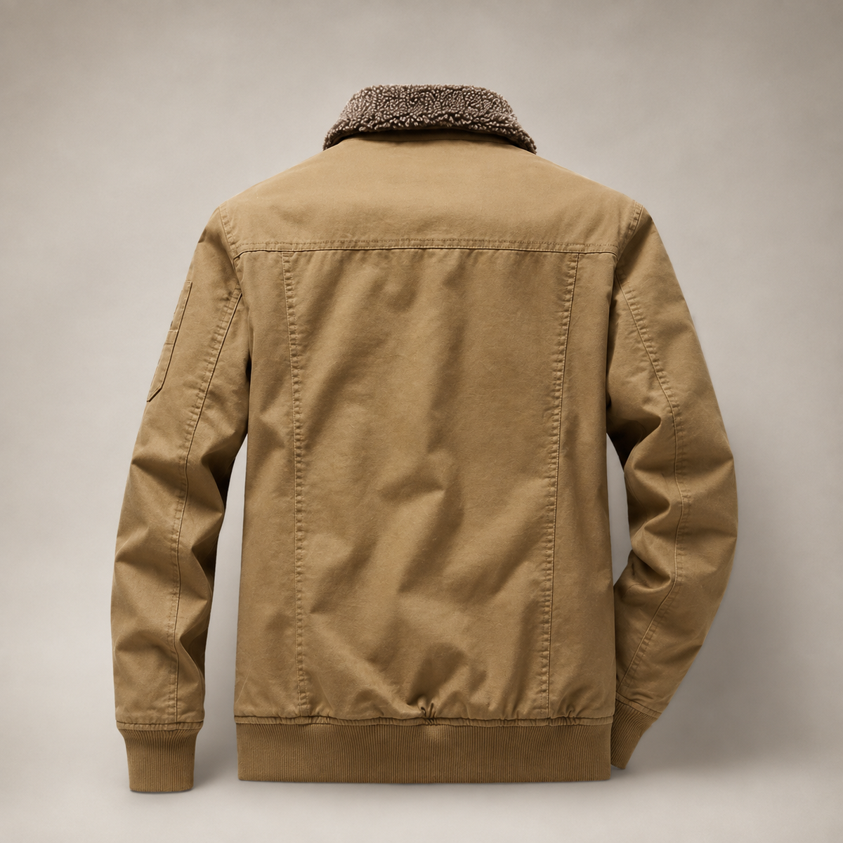Wesley Men’s Sherpa-Lined Bomber Jacket