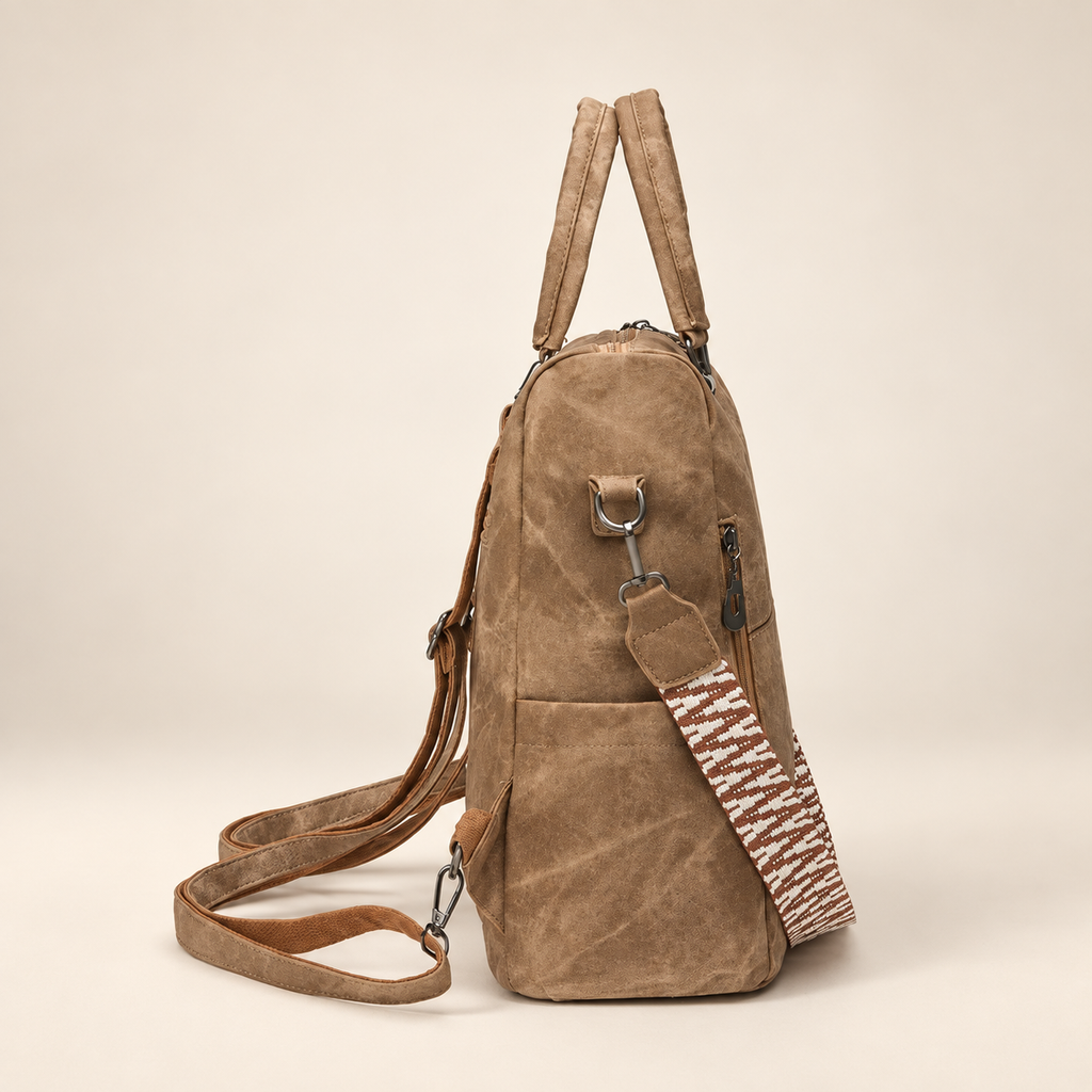 Brielle Convertible Multi-Pocket Backpack Tote