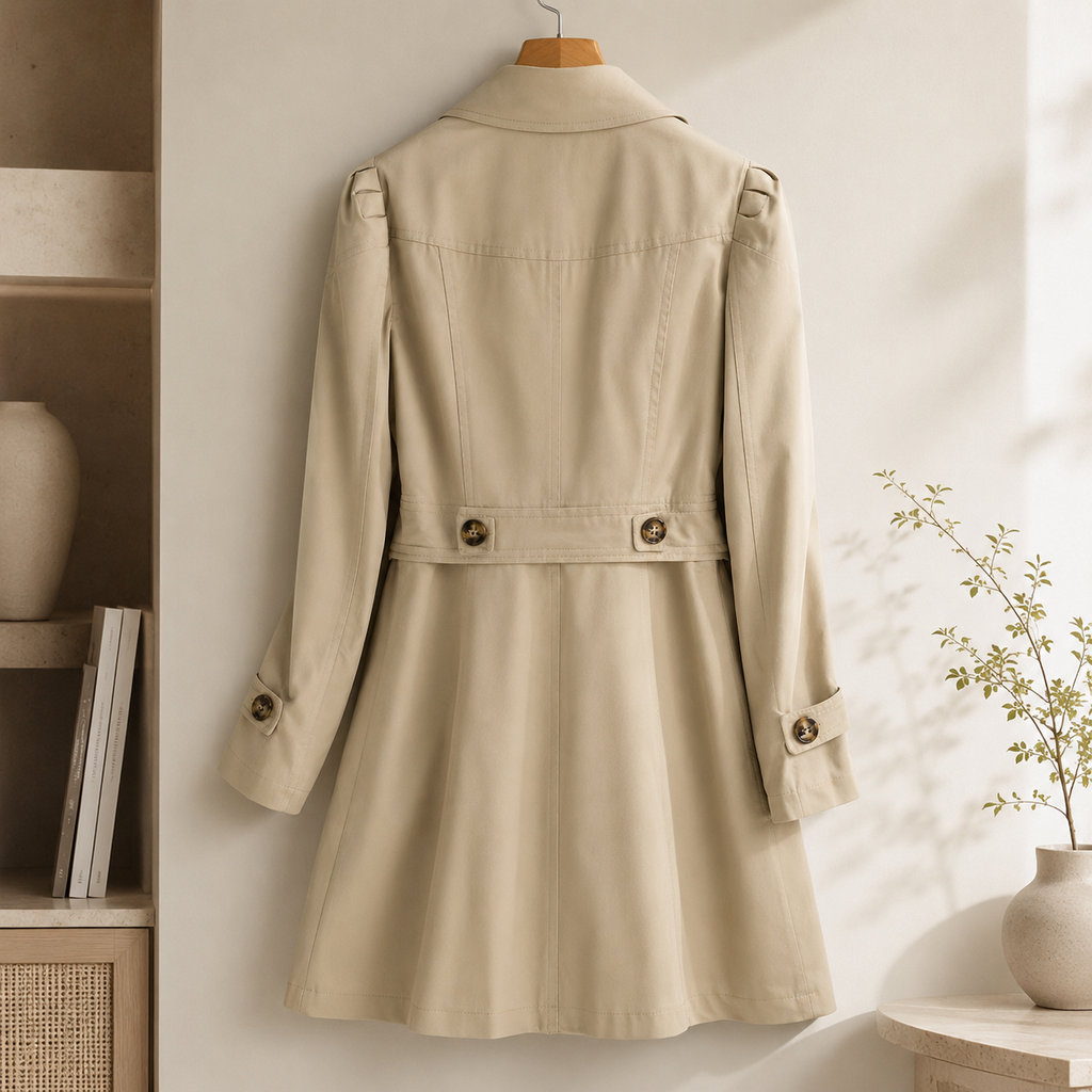 Harper Single-Breasted Trench Coat