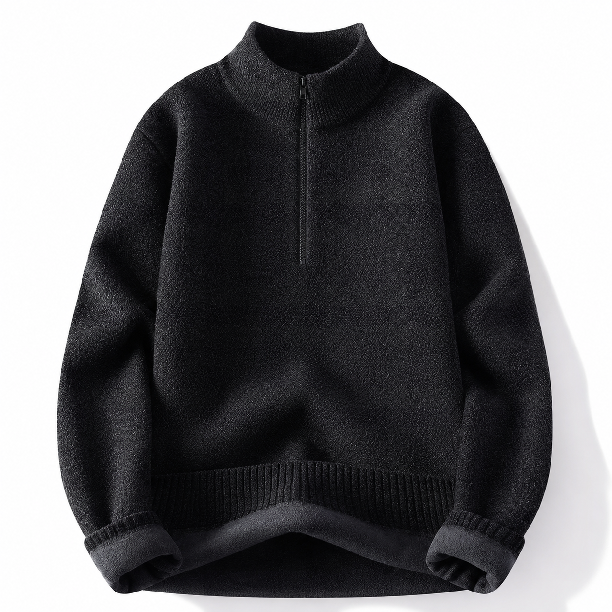 Adrian Bellini Men’s Quarter-Zip Knit Sweater