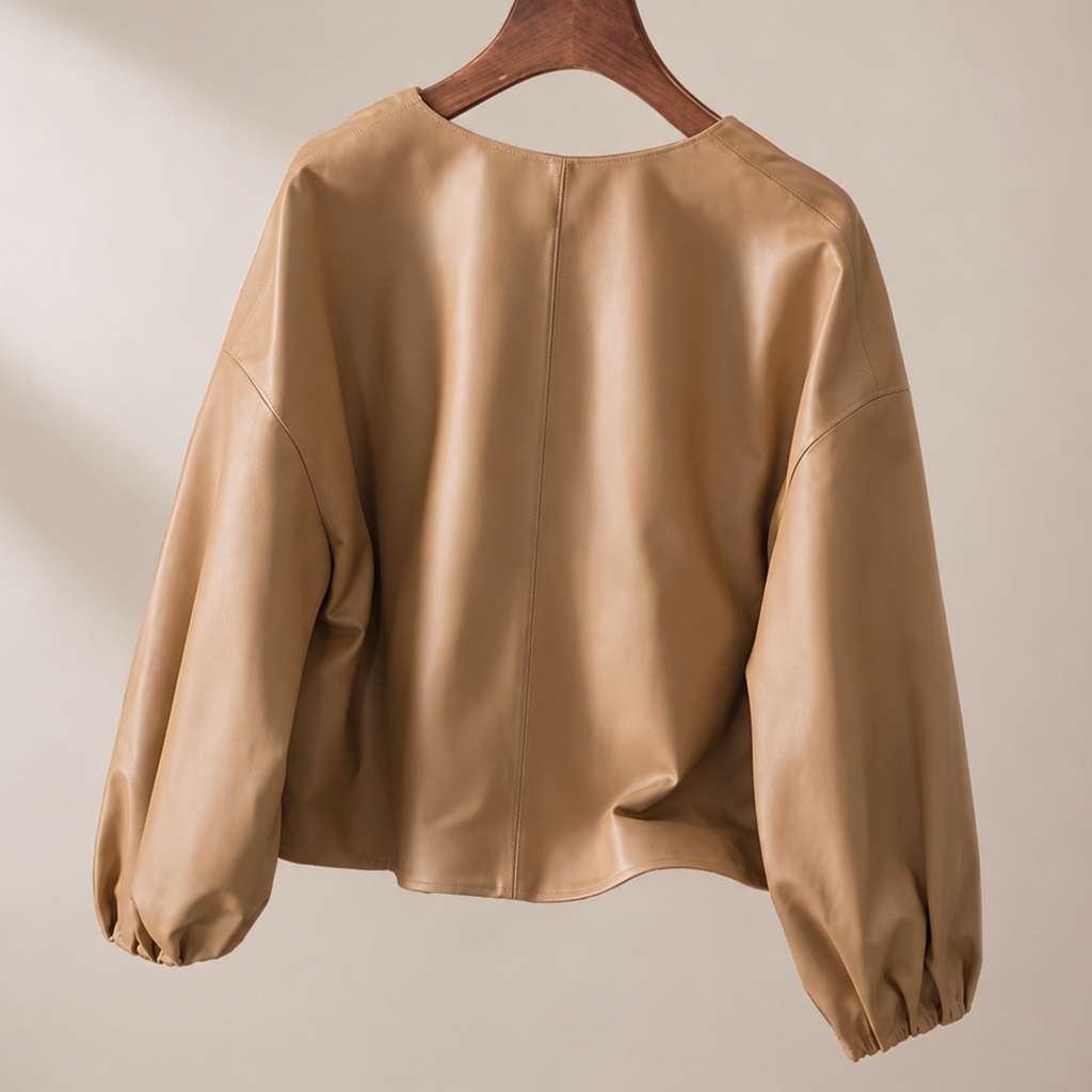 Nora Women’s Cropped Round-Neck Jacket