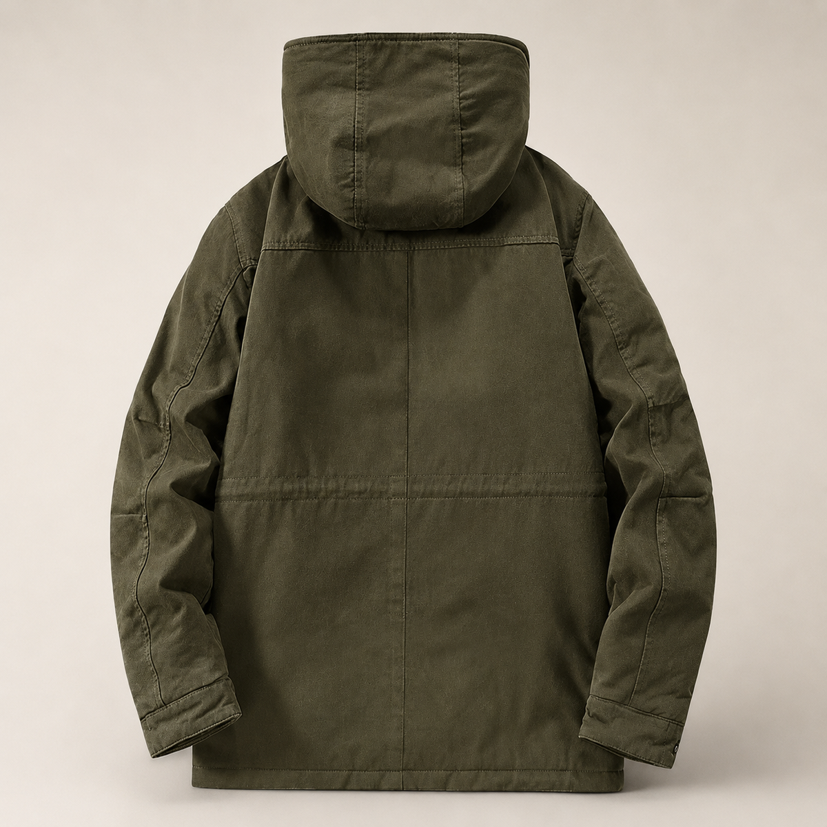 Harrison Men’s Fleece-Lined Hooded Utility Jacket