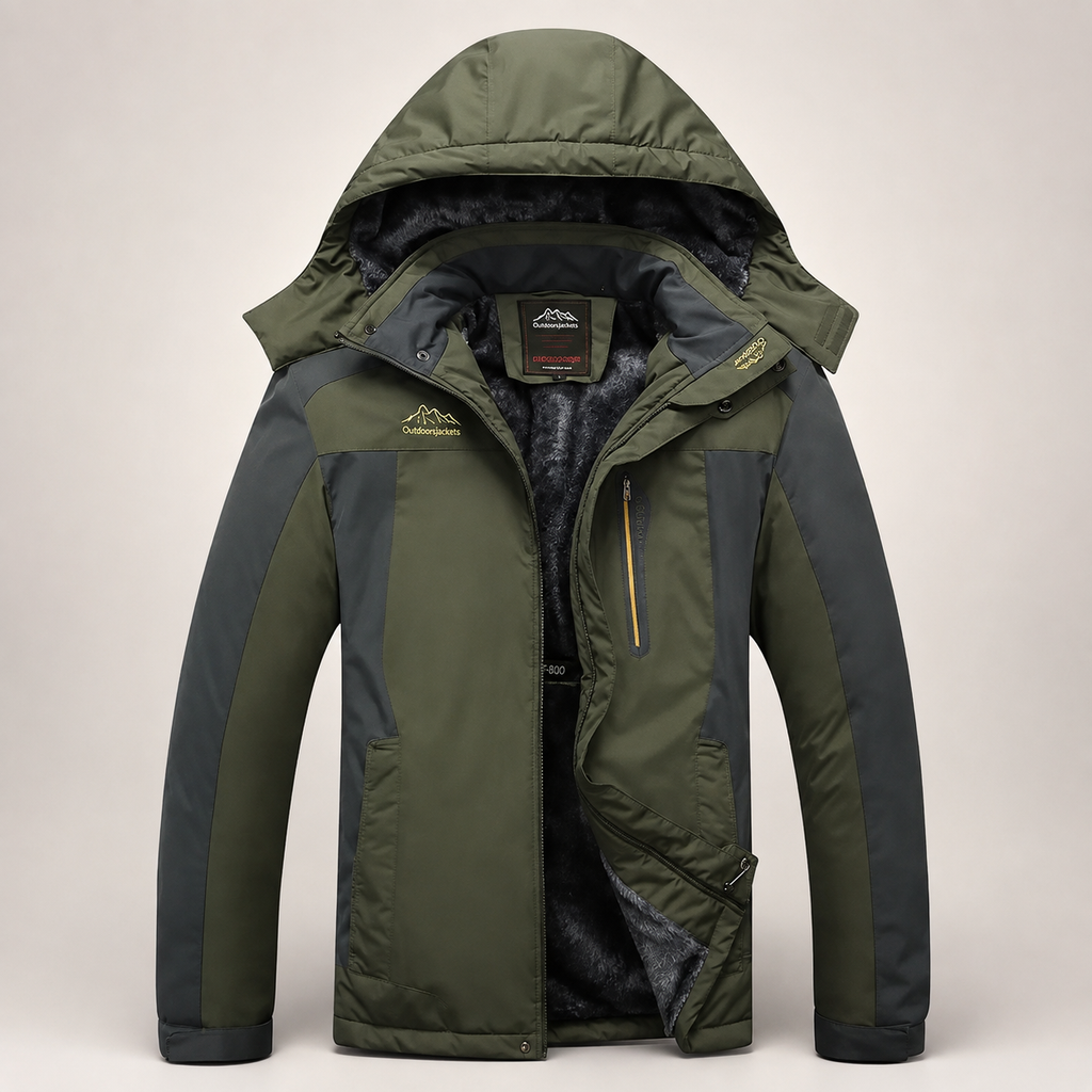 Dawson Fleece-Lined Hooded Outdoor Jacket