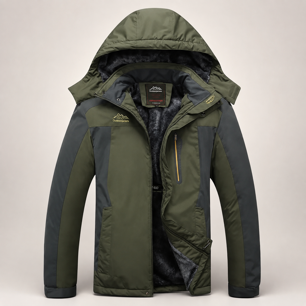 Dawson Fleece-Lined Hooded Outdoor Jacket