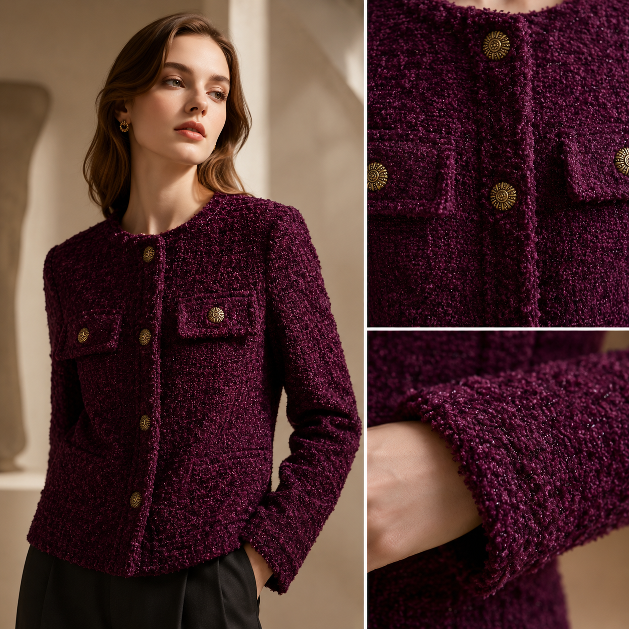Geneva Women’s Tweed Jacket