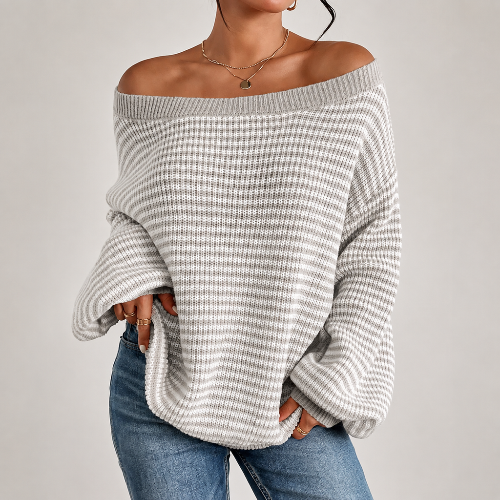 Harper Women’s Oversized Textured Knit Sweater